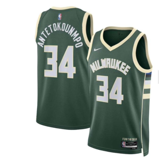 Antetokounmpo 34 Milwaukee Bucks